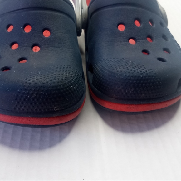 Crocs Electro Navy Little Kids Clogs - Picture 7 of 12